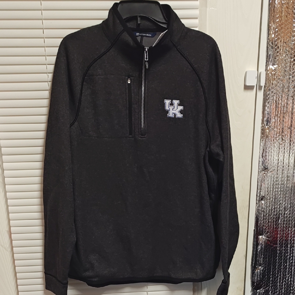 Cutter & Buck Black Quarter-Zip Kentucky Wildcats Pullover